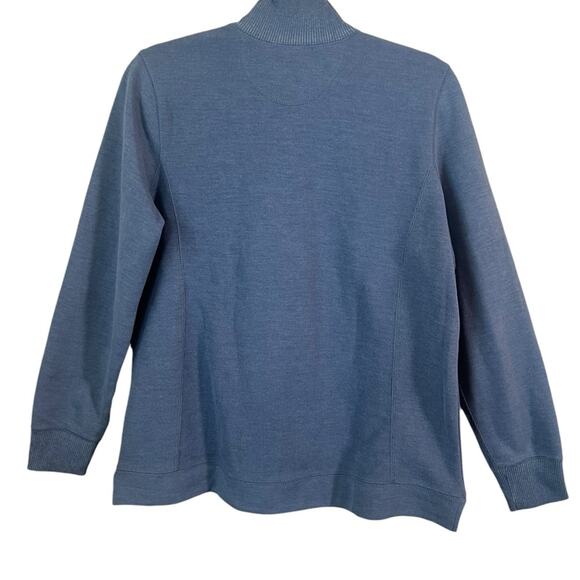 EDDIE BAUER-LONG SLEEVE 1/4 ZIP PULLOVER DRESS SWEATER MENS - Picture 2 of 9